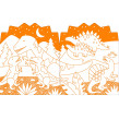 Ritbok med Stickers Dinosaurie